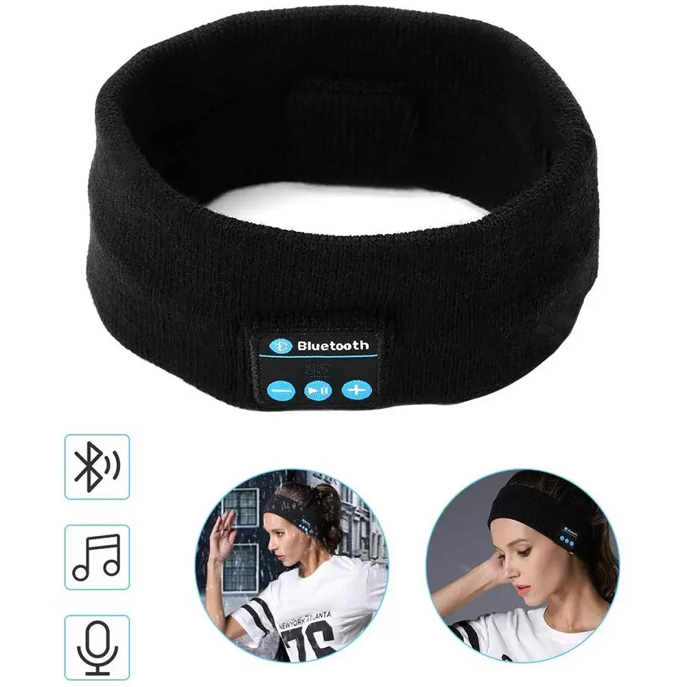 

2022New Wireless Bluetooth 5.0 Stereo Headphones Soft Washable Music Sport Fashion Headband For Workout Running Yoga Women And M