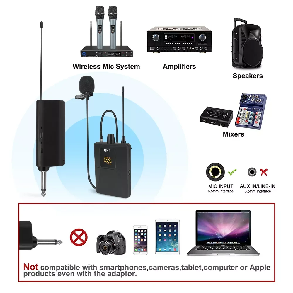 Беспроводной микрофон радио FM-гарнитура устройство громкой связи для обучения