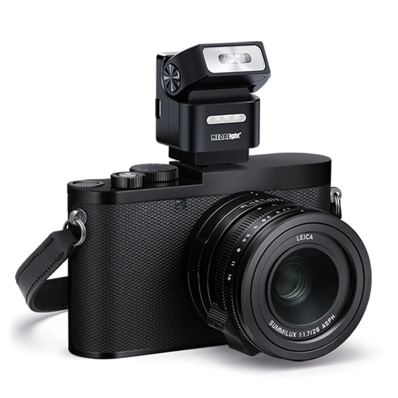Фото Medalight F2 Mini Универсальная вспышка для фотосъемки с камерой для Canon Nikon Sony ZV-1 fOR Fuji X-T4 вспышки со вспышкой №3