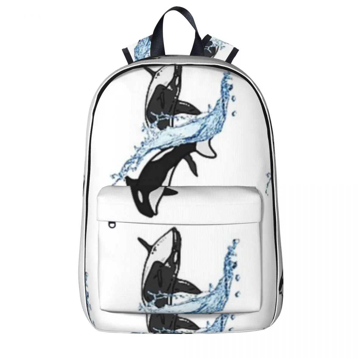 

Orca Whale Orcan Sea Dolphin Whales Orcas Killer Whales Orca Whale Backpacks Book bag Shoulder Bag Laptop Rucksack School Bag
