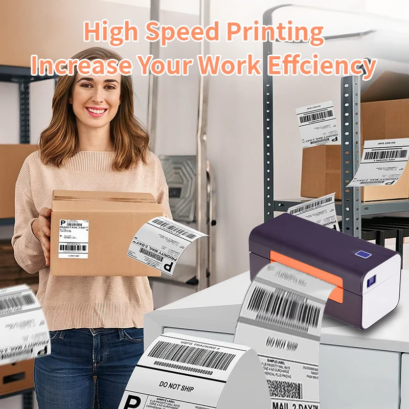 Принтер для мини-этикеток с прямой термопечатью X-printer D46B, сертифицированный FCC, USB+Bluetooth, 203dpi, 152 ммс, легко совместим с различными системами (art.: 3920dcac94fa2) - 3920dcac94fa2