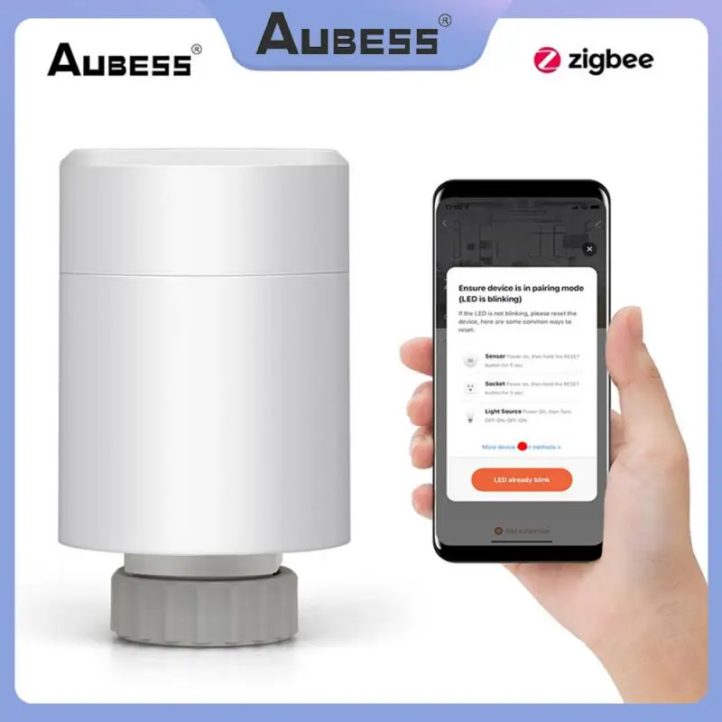 

Умный клапан радиатора Zigbee Tuya, работает с приложением Alexa Google Home
