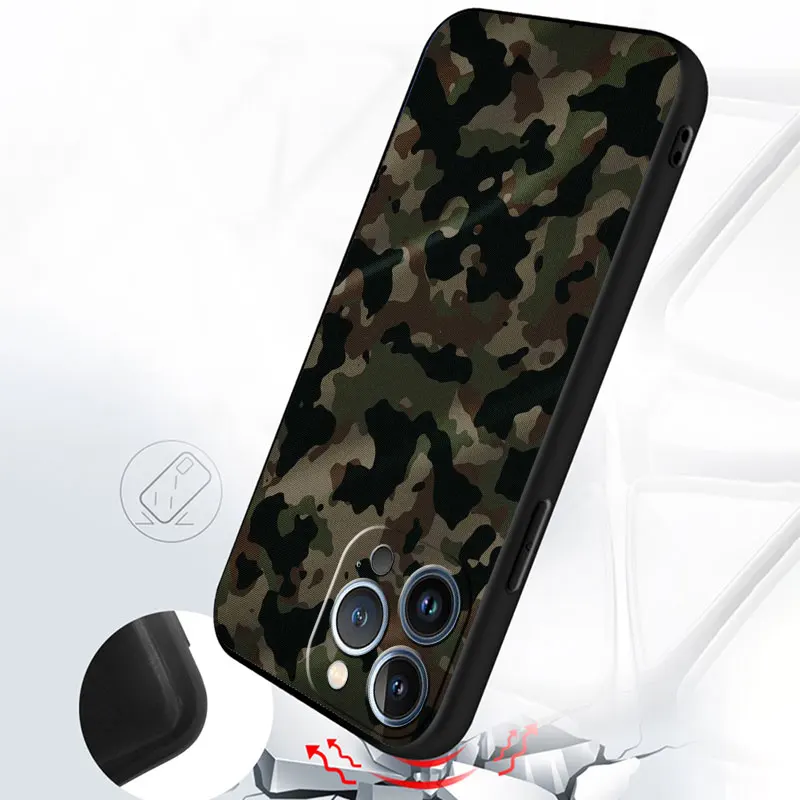 Силиконовый чехол для Apple iPhone 15 13 12 11 Pro Max 7 8 12Mini XS XR X 5 блестящий телефона 6 6S Plus