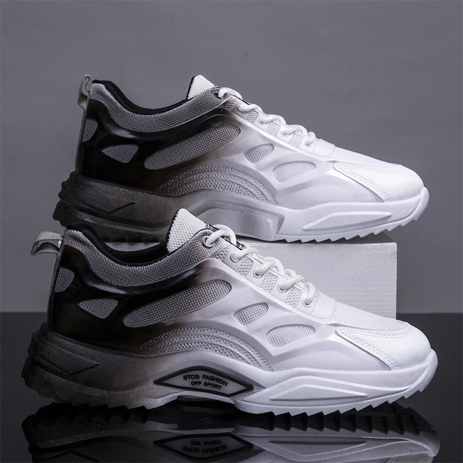 

New Big Size Men's Sports Shoes Outdoor Sports Comfortable Breathable Running Sports Shoes Outdoor Tennis Trendy Men's Shoes