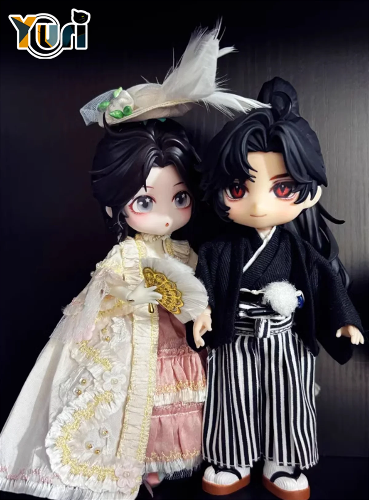 Аниме Tian Guan Ci Fu TGCF Комиксы Xie Lian Hua Cheng Ручная работа OB11 OB22 1/12 BJD Парик из волос