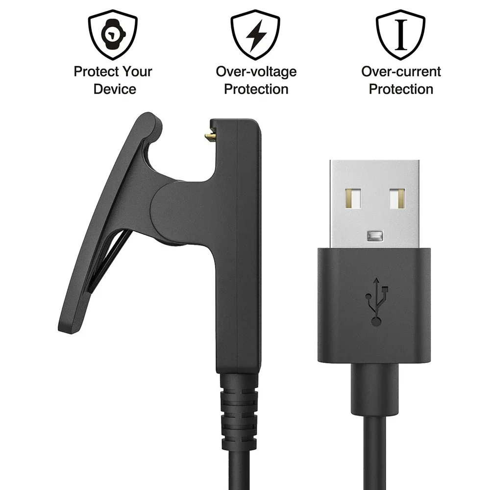 Фото USB-кабель для быстрой зарядки, адаптер-зарядное устройство для Garmin Lily Forerunner 30, 35, 35J, 230, 235, 630, 645, 735XT, Vivomove HR, Approach S20 №4