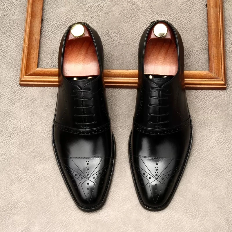 Shoes For Men Classic Oxford Genuine 