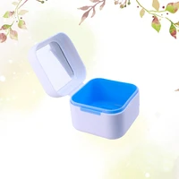 denture case box teeth tooth keepsake baby container cup carrying bath false storage cleaning memory holder infant organizer