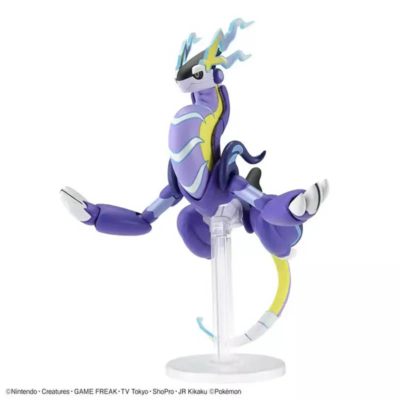 Фото В наличии: Коллекционная модель-конструктор Bandai Pokemon Evolution 59 Miraidon, аниме-фигурка, игрушка для мужчин, подарок на день рождения №4