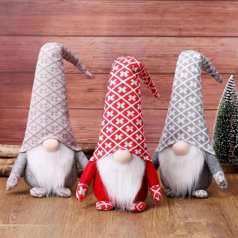 

Christmas Gnomes Decorations 19inch Christmas Gnomes Plush Decor Seasonal Party Decorations Faceless Dwarf Ornament For Home