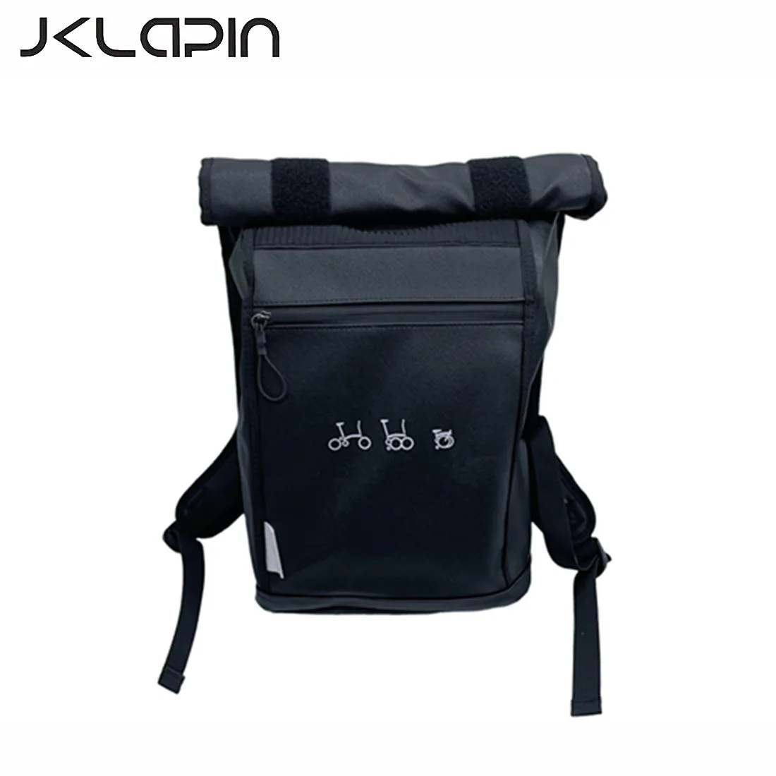 JKLapin Folding Bike Front School Bag Waterproof Portable Backpack Bike 412 Large Capacity Backpack For Brompton