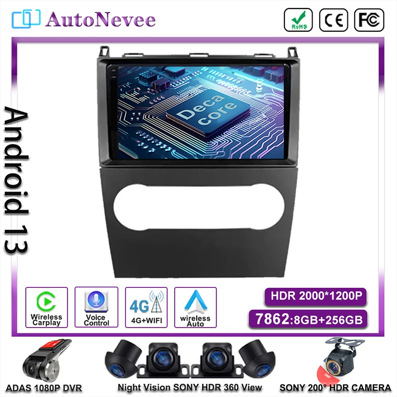 Мультимедийная система для автомобиля Mercedes Benz B200 мультимедийная класс B W169 A160 A180