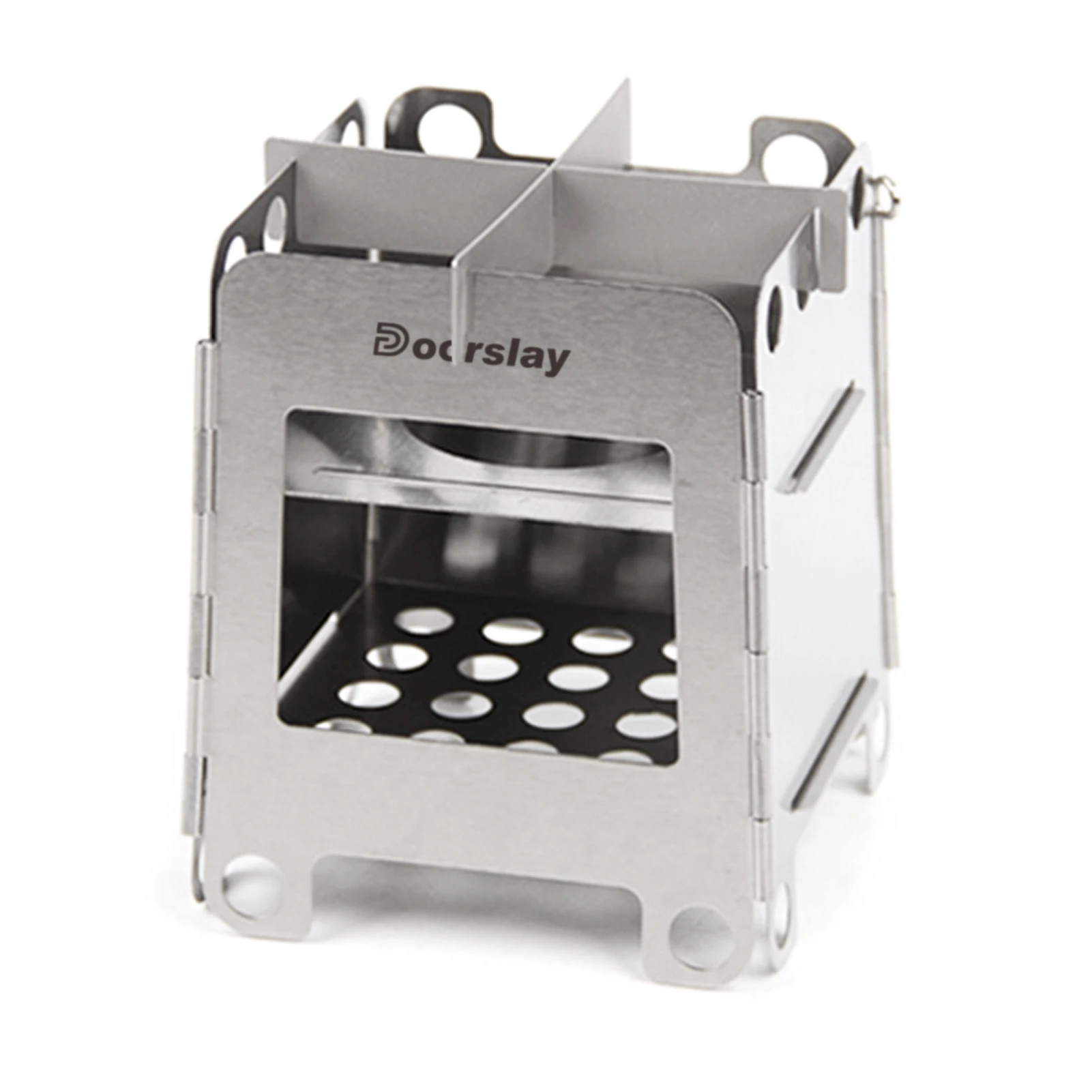 

Туристическая горелка Doorslay, портативная Легкая Складная карманная плита из нержавеющей стали для кемпинга и пикника