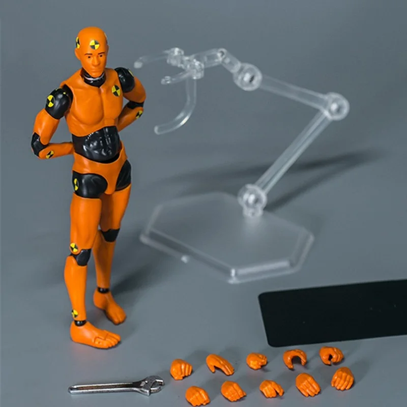 

New DAMTOYS DPS09 1/12 Scale Crash Test Dummy Body Doll Model for 6 Inch Action Body Figure DIY Toys