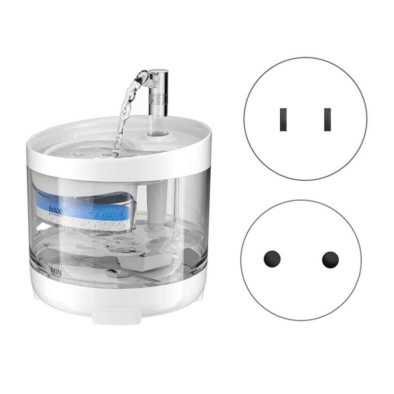 

Cat Water Fountain With Faucet Dog Water Dispenser Transparent Filter Drinker Pet Sensor Drinking Feeder