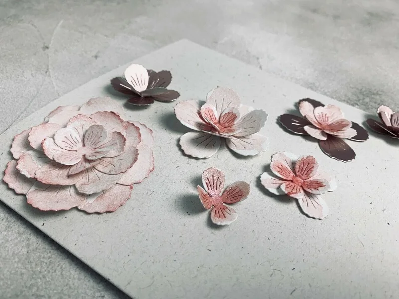 Цветочное украшение металлические Вырубные штампы фотобумага/тиснение для