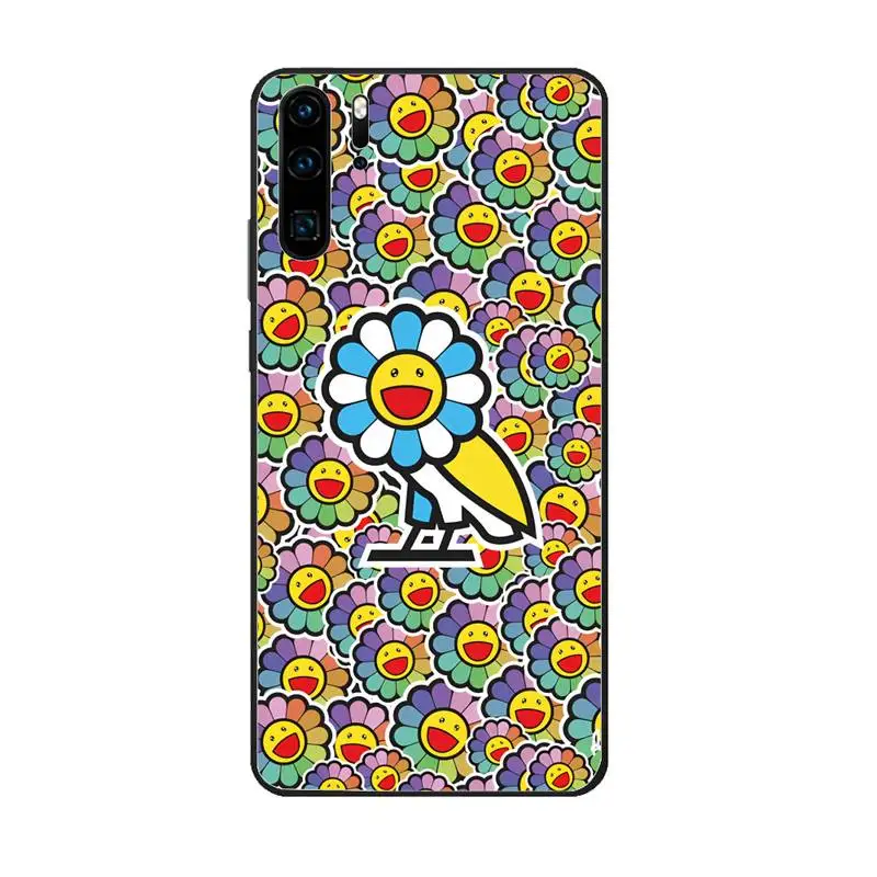 Силиконовый чехол Murakami Takaka для телефона Huawei Y9 Y7 Y5 Y6 Prime 2019 Y9s Mate 30 20 10 Lite 40 Pro Nova 5t |