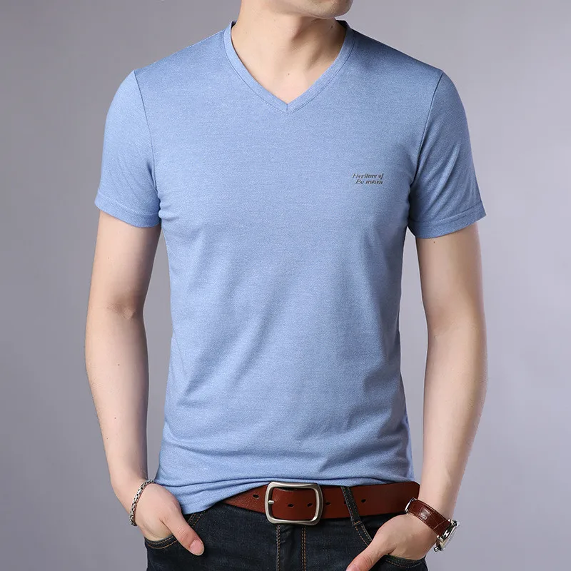 

SS5182-Short-sleeved men's T-shirt fashion trend hip-hop street style Korean version of the tide student loose t-shirt