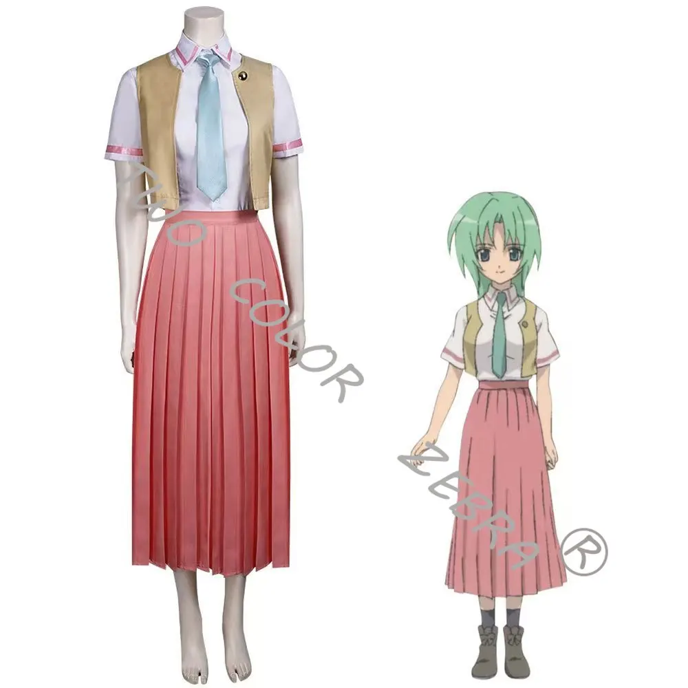 Фото Костюм для косплея по аниме Higurashi No Naku Koro Ni: Рена Рюгу, Мион Сонозаки, Шион Сонозаки, Рика Фуруде, Сатоко Хоуджо, школьная форма №5