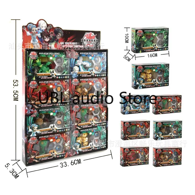 

TAKARA TOMY BAKUGANES Value Set Children's Toy Birthday Gift Model Decoration Total 8 16 Cards and Magnetic Pads