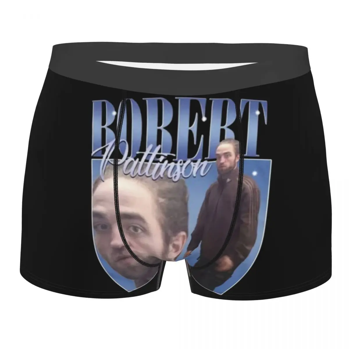 

Robert Pattinson Standing Funny Meme Man Underwear Boxer Briefs Shorts Panties Fashion Soft Underpants for Male S-XXL