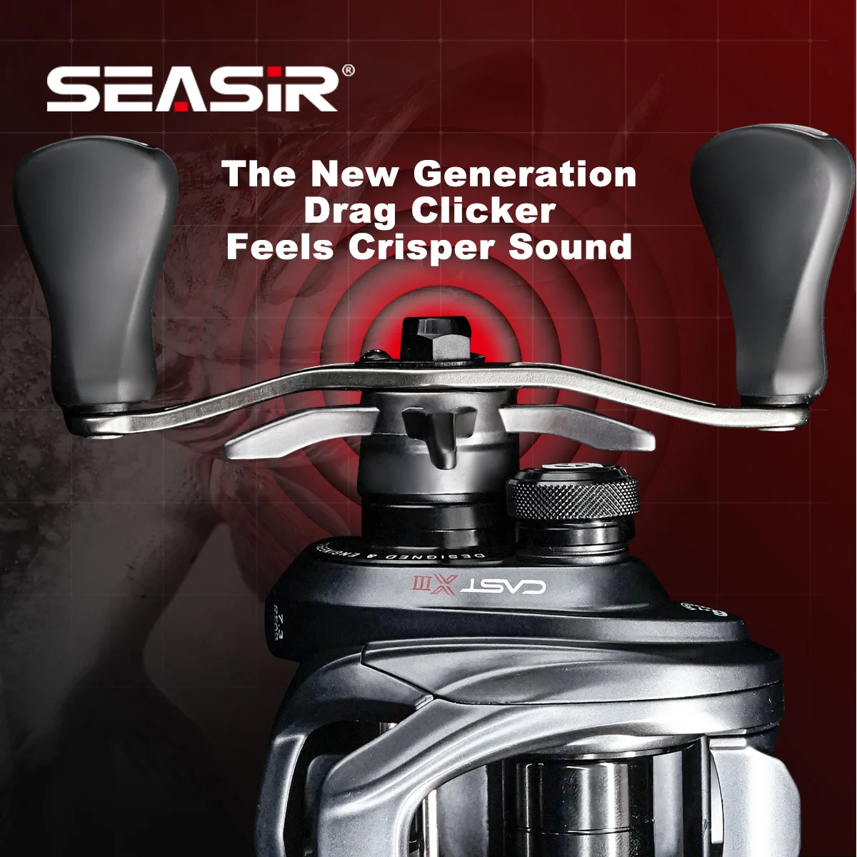 SEASIR CAST-X3 Катушка для приманки, сверхдлинная литая катушка, 120 м + новая катушка для морскойпресноводной рыбалки (art.: 3920d3412e101) - 3920d3412e101