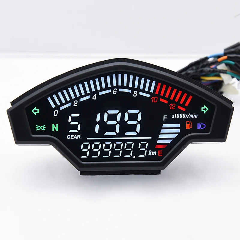 Цифровой спидометр для мотоцикла высокоточный Водонепроницаемый Электронный