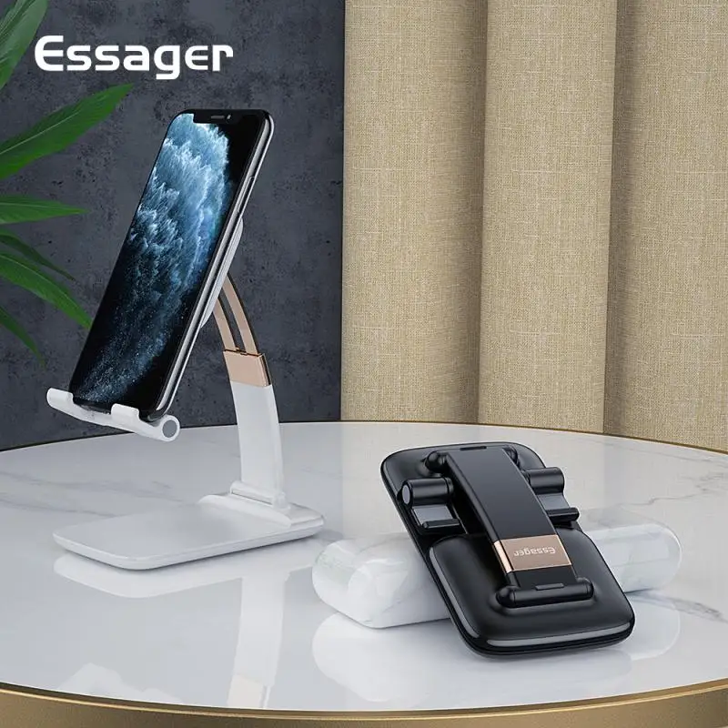 

Ergonomic Adjustable Desktop Phone Stand Tablet Support Gravity Smartphone Mount Cellphone Holder Foldable Foldable Gravity