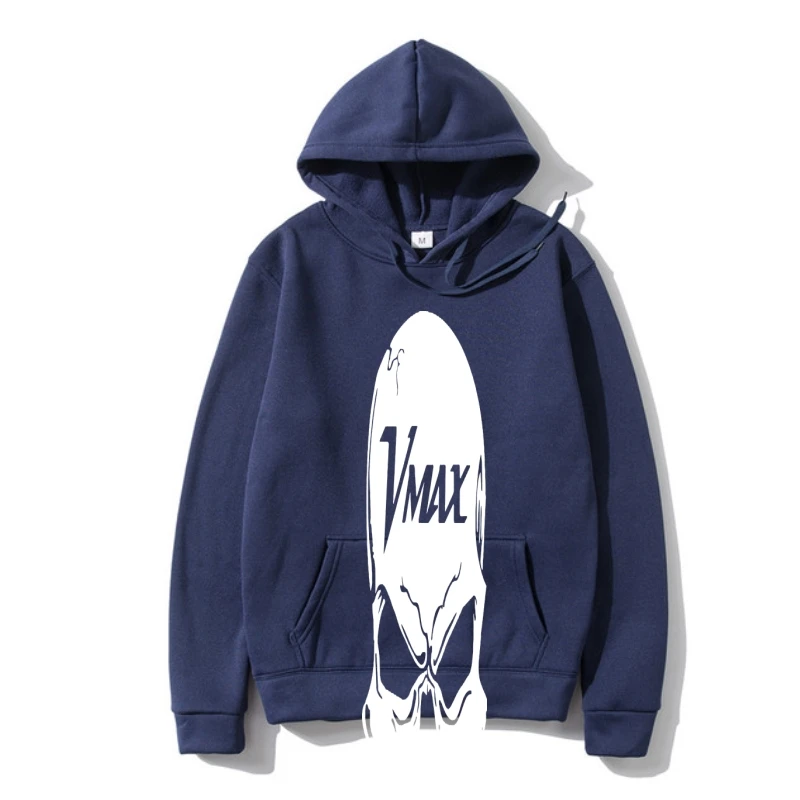 

Hoodi Fashion Vmax Fan Biker Sweatshir Mens Black Outerwear Black Hoody Hip Hop Hoodys Sweatshirt