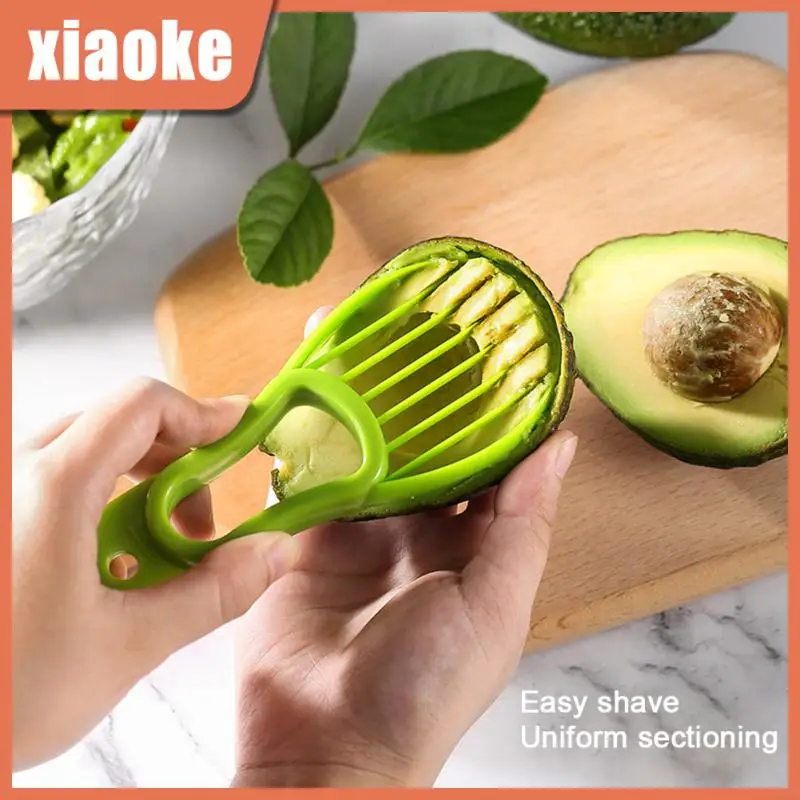 

2/4/6PCS Plastic Knife Pulp Flesh Separator Avocado Tool Cutter Fruit Peeler 3 In 1 Avocado Slicer Kitchen Gadgets