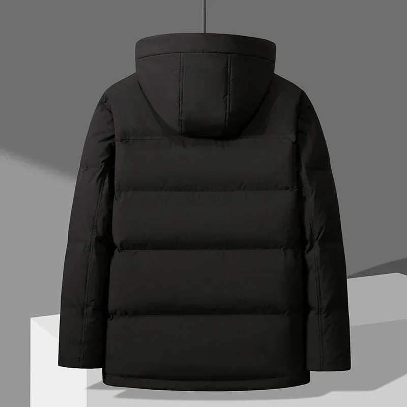 Куртка YEAE с капюшоном на утином пуху для пар ветрозащитная рабочая одежда теплая