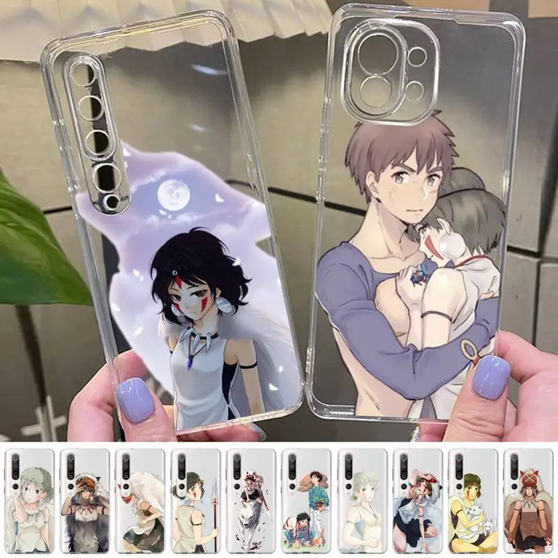 

Princess Mononoke Phone Case for Samsung A51 A52 A71 A12 for Redmi 7 9 9A for Huawei Honor8X 10i Clear Case