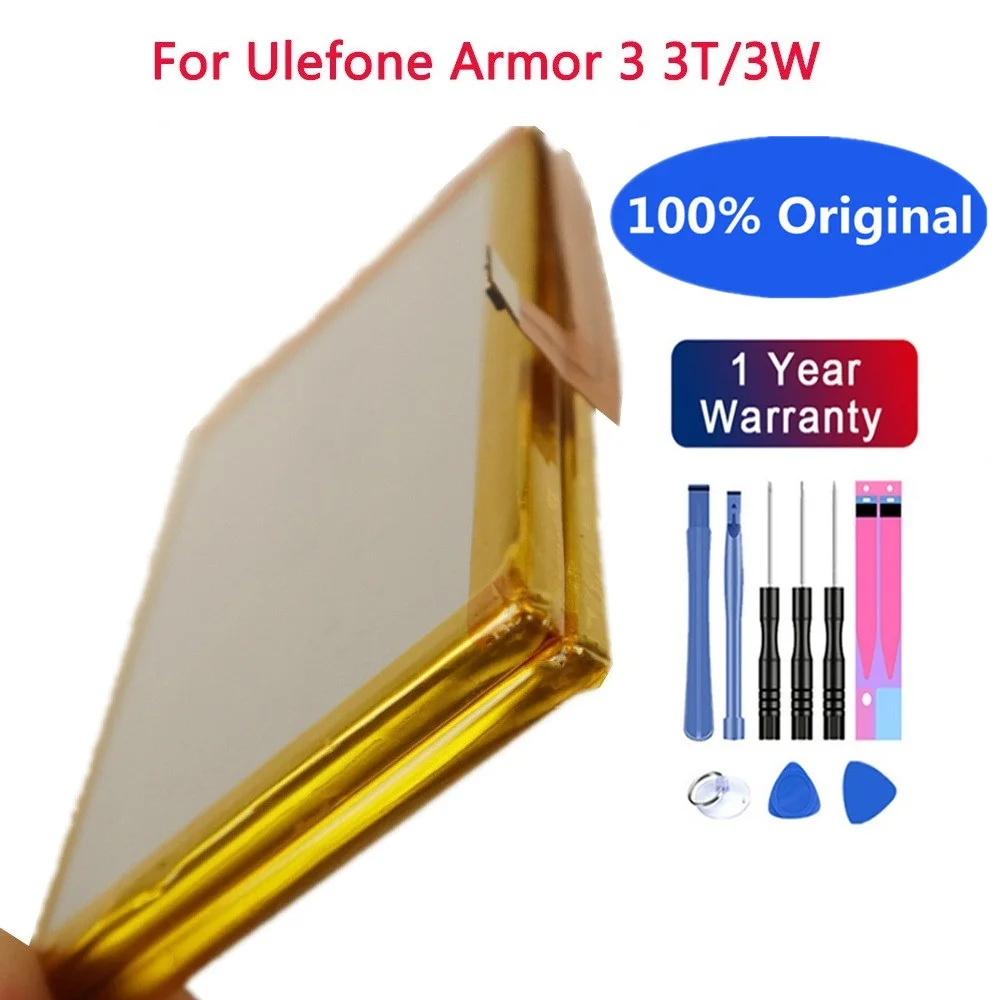 

ZQTMAX 100% Original Battery Armor3 For Ulefone Armor 3 3T 3W Mobile Phone Bateria High Quality Replacement Batteries + Tools