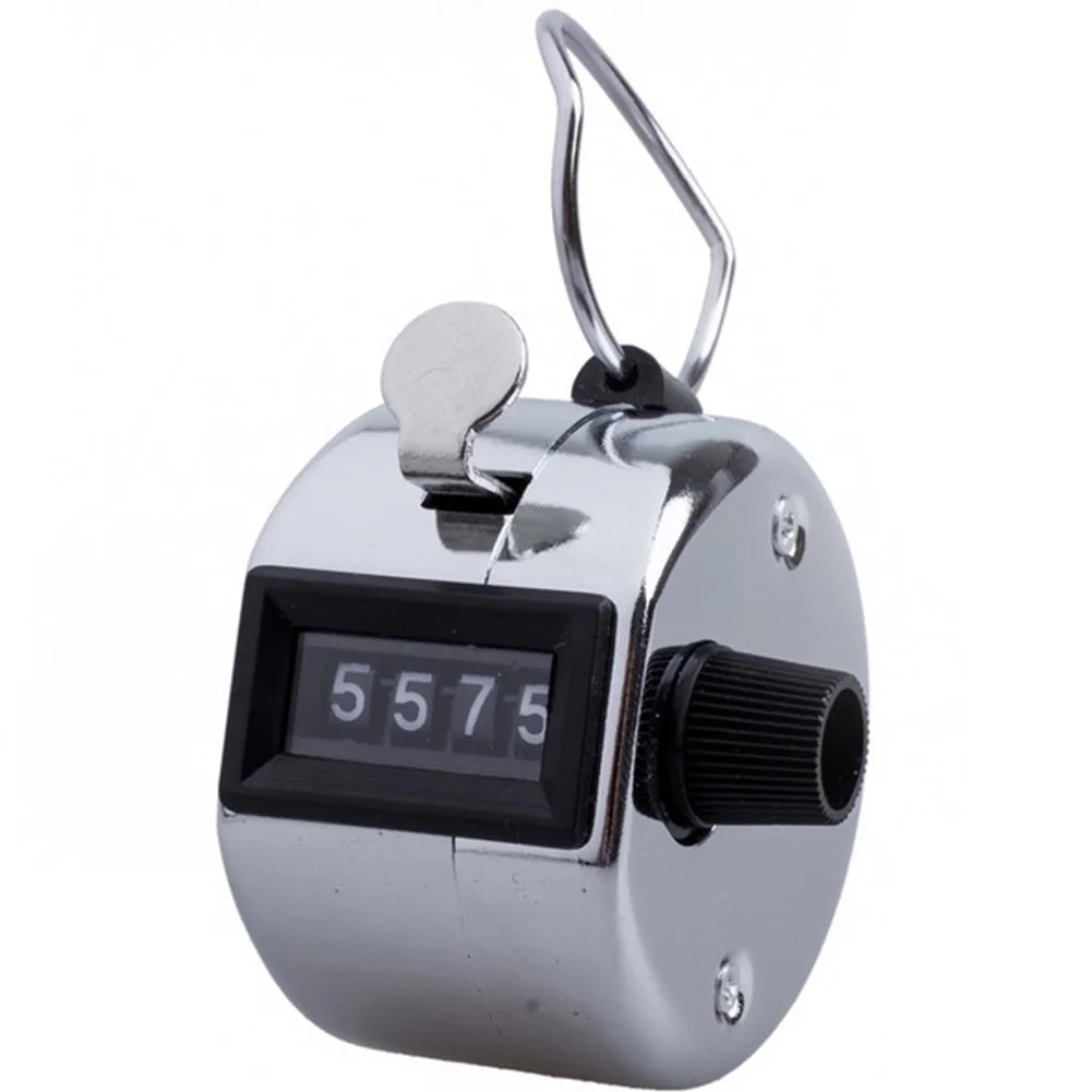 

Manual Portable Number Clicker 4 Digit Sport Handheld With Metal Lap Tally Counter Ergonomic Mini Accurate Cleaning Knob