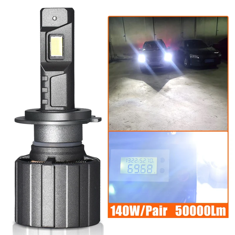 RX19 140W 50000Lm H7 H4 светодиодный лампы для фар H11 H8 9005 HB3 9006 HB4 6000K Luces фонарь Авто 12V