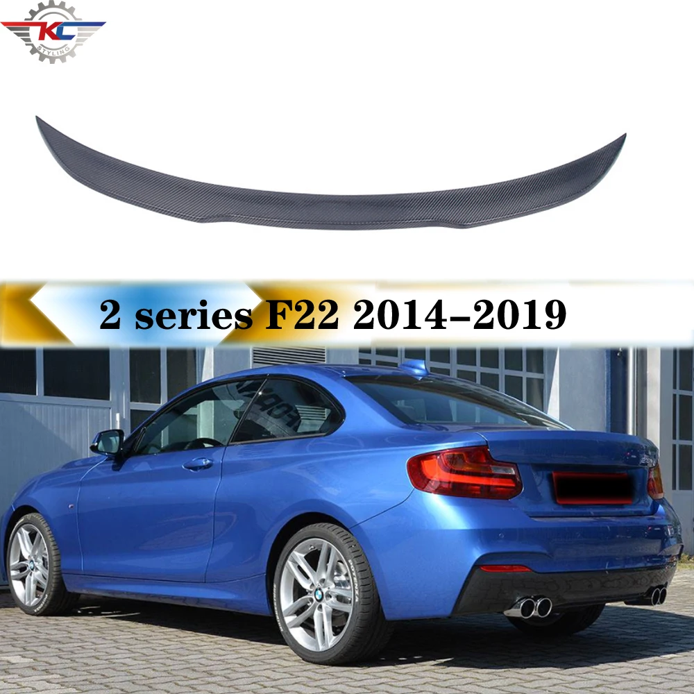 

For BMW 2 Series F22 2014-2019 Real Carbon Fiber Spoiler Bumper Wing DA Style