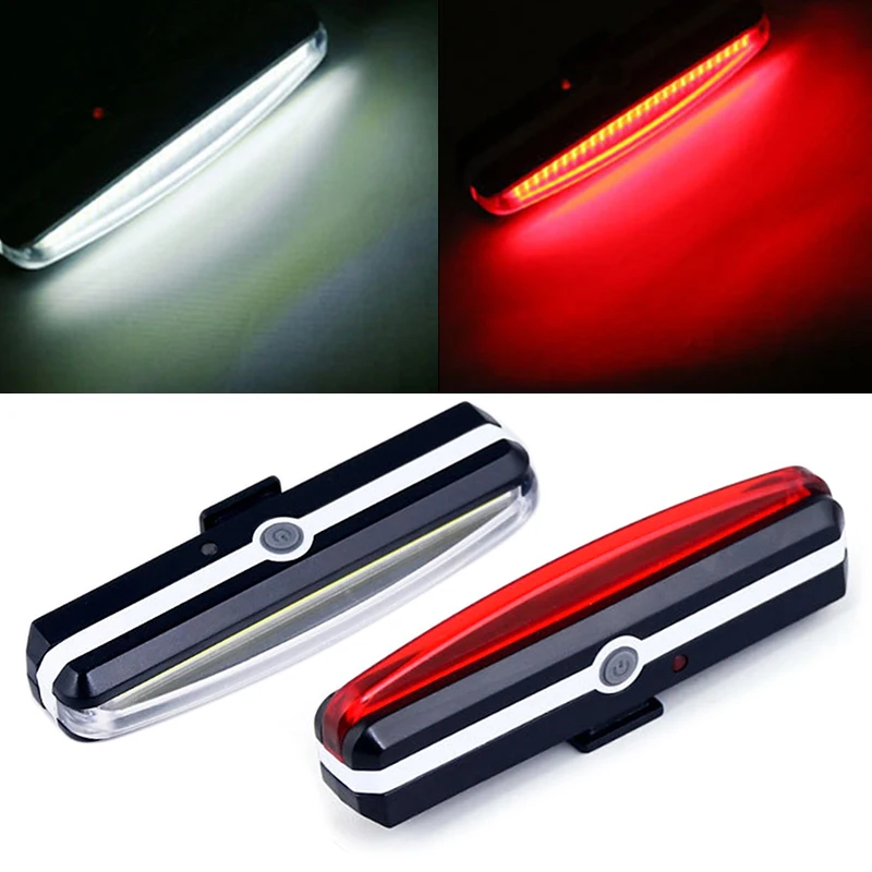 

Bike Light USB Rechargeable Headlight Rear Light Waterproof Bike Front Light Cycling Taillight Cycling Bike Accessories