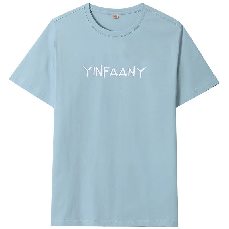 

13643 Men's T-Shirts Summer Short Sleeve t shirt men Simple creative design line cross Print cotton Brand shirts Men Top Tees