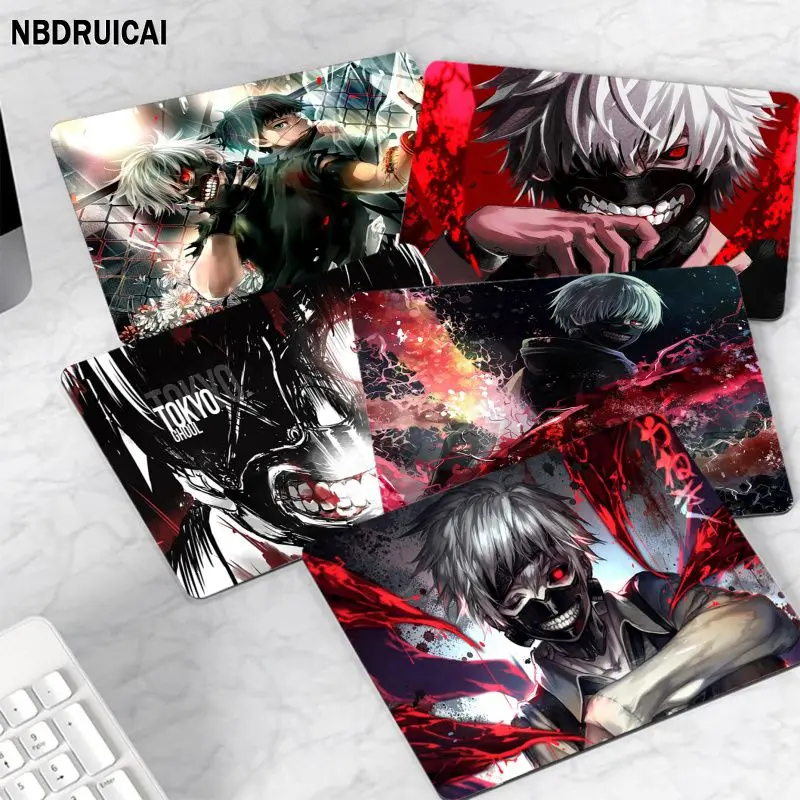 

Anime Tokyo Ghoul 25x29cm Small Office Student Gaming Thickened Large Writing Pad Non-slip Cushion Mouse For Teen Girls Bedroom