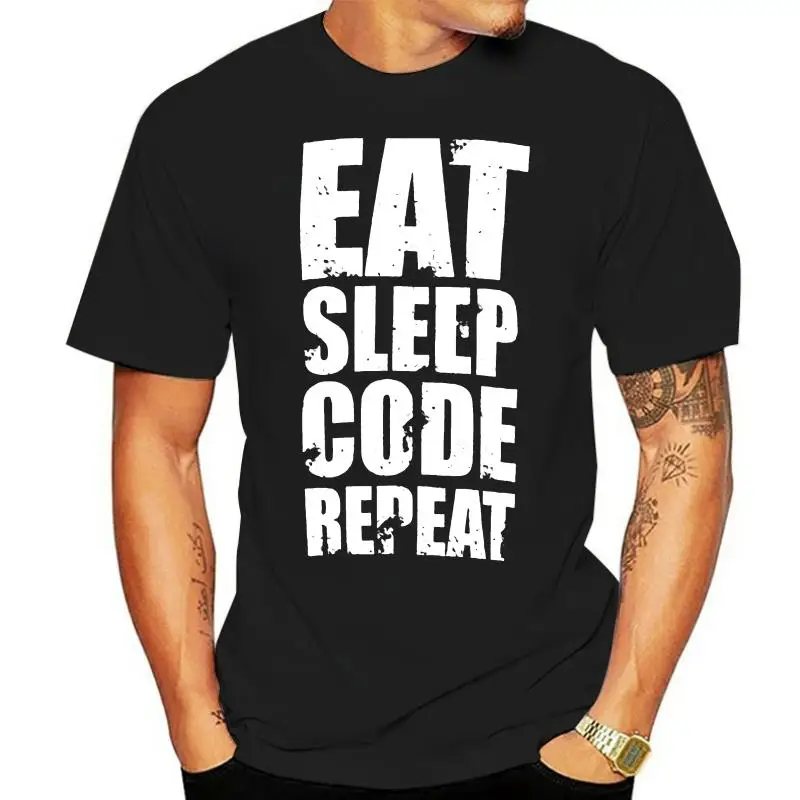 

software engineer sleep code repeat T shirt eat Eat Sleep Code Programmer App Developer) Repeat (Software Engineer