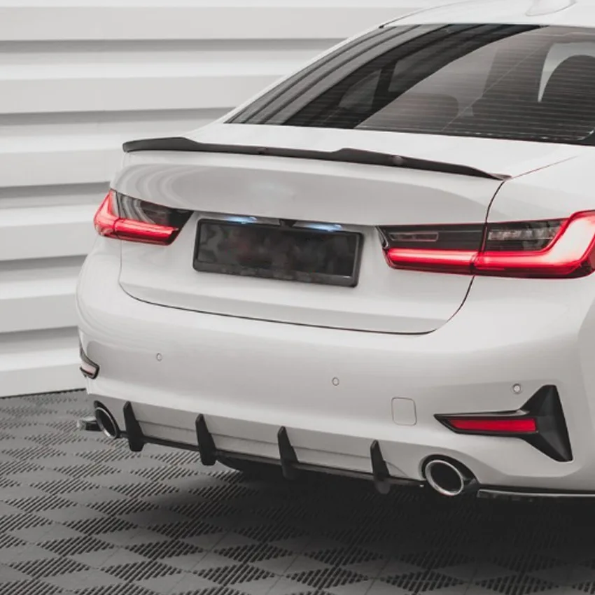 Диффузор для заднего бампера спойлер BMW G20 G28 3 серии M340i 325i 320i G21 2019 2020 2021 M Tech Spor |