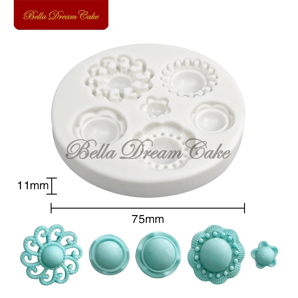 3D мини-брошь для ювелирных изделий дизайнерская силиконовая форма инструмент