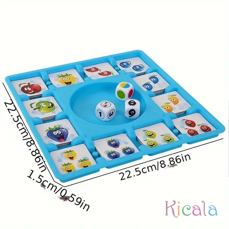 Настольная игра с фруктами для детей, интерактивная игра для родителей и детей, обучающая игрушка-головоломка, тренировка реакции, разноцветный подарок (art.: 3920c9898d0a4) - 3920c9898d0a4