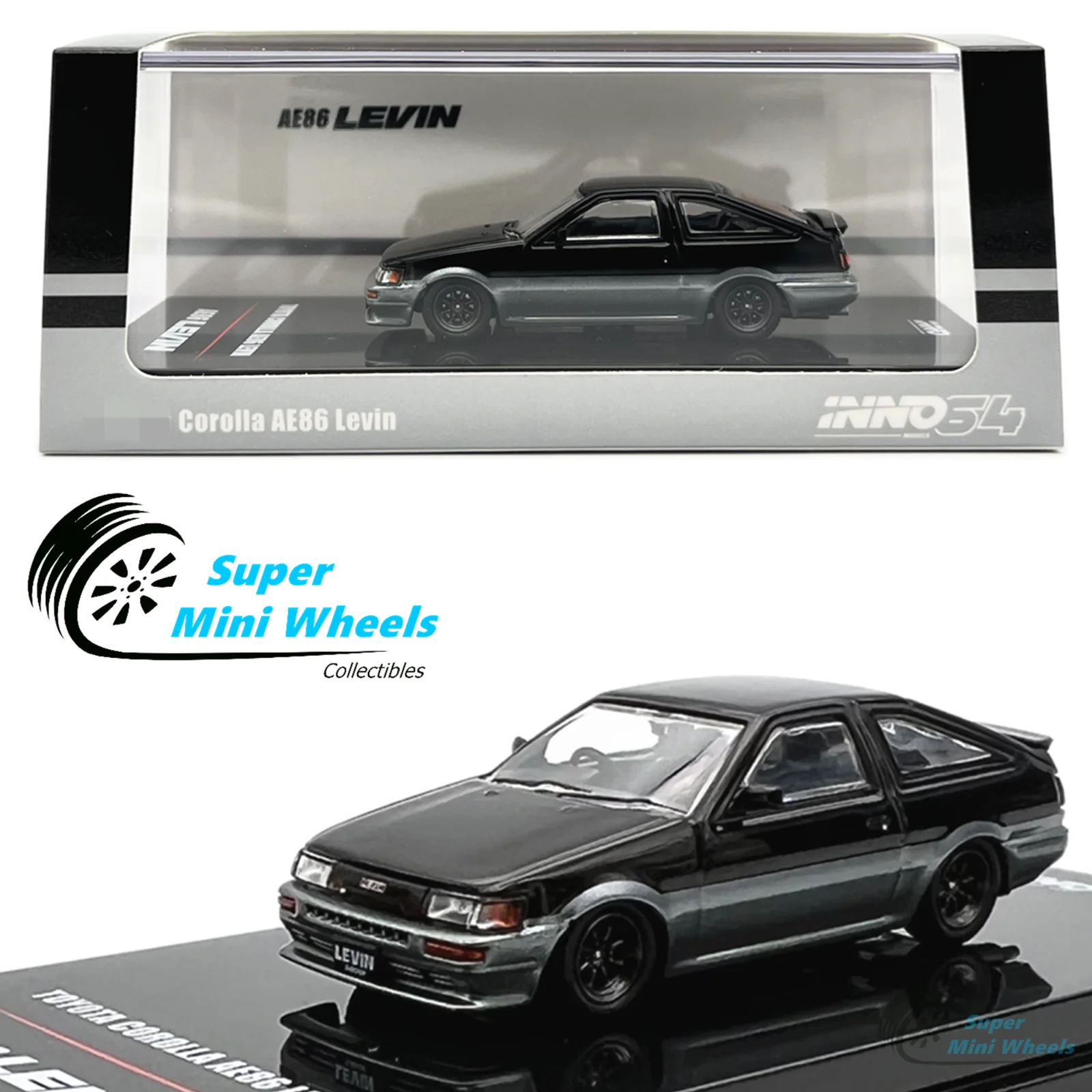 

INNO 1/64 Corolla AE86 Levin DieCast Model Car Limited Edition Hobby Toy Car