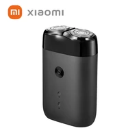 xiaomi mijia electric shaver s100 rotary dual blades wet and dry double shave whole body ip67waterproof washable type c charging