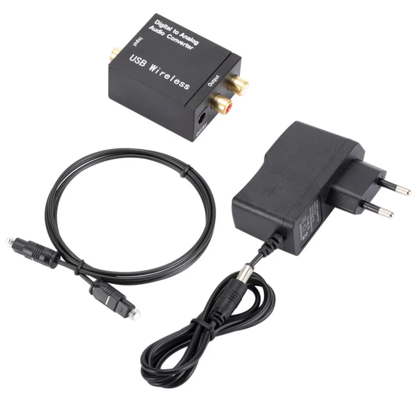 Цифро-аналоговый аудио преобразователь DAC Bluetooth 4 0 оптоволоконный Toslink
