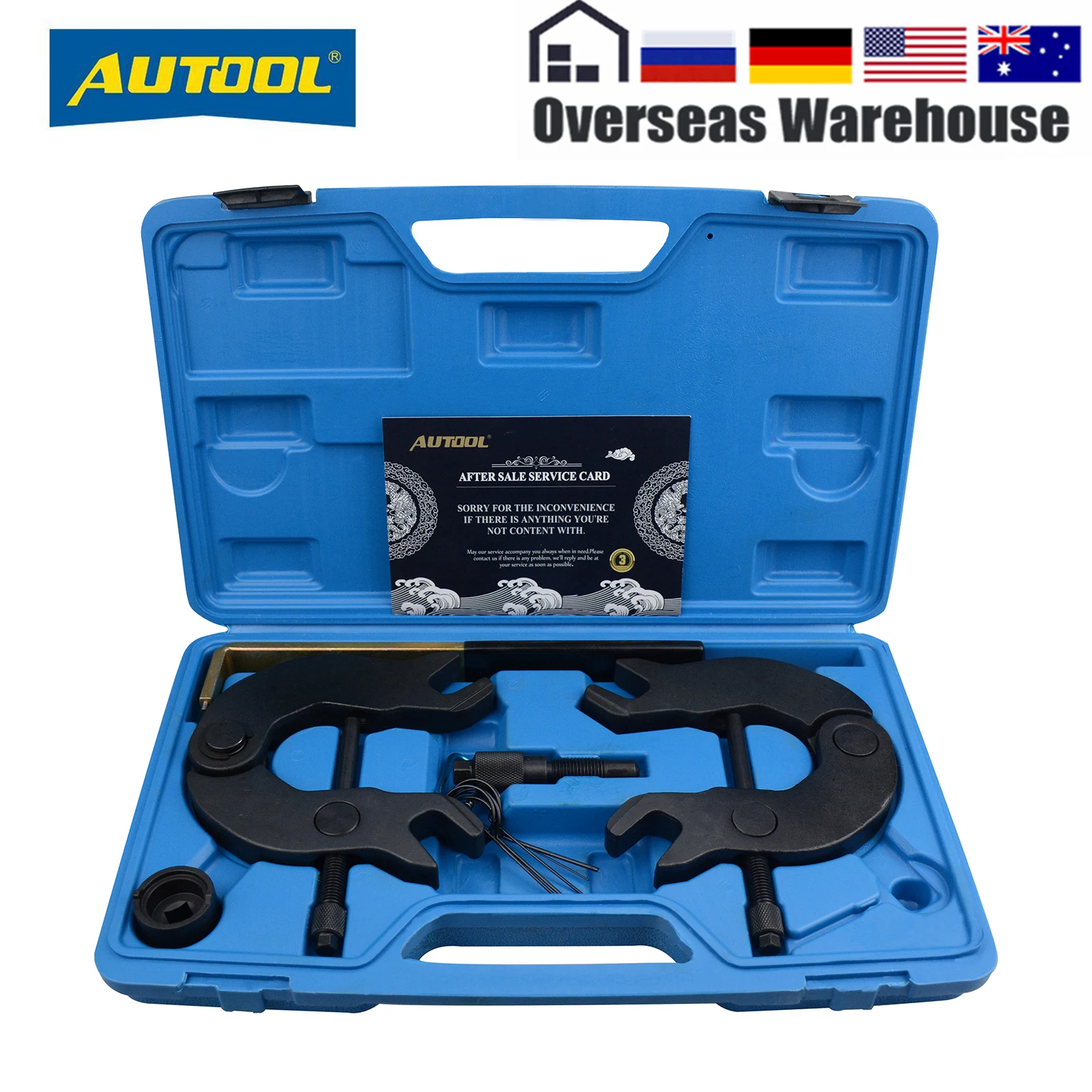 

AUTOOL 6pc Car Camshaft Alignment Engine Timing Belt Tool Kit for VW Audi A4 A6 100 C4 Auto ​Dual Camshaft Retainer Repair Tools