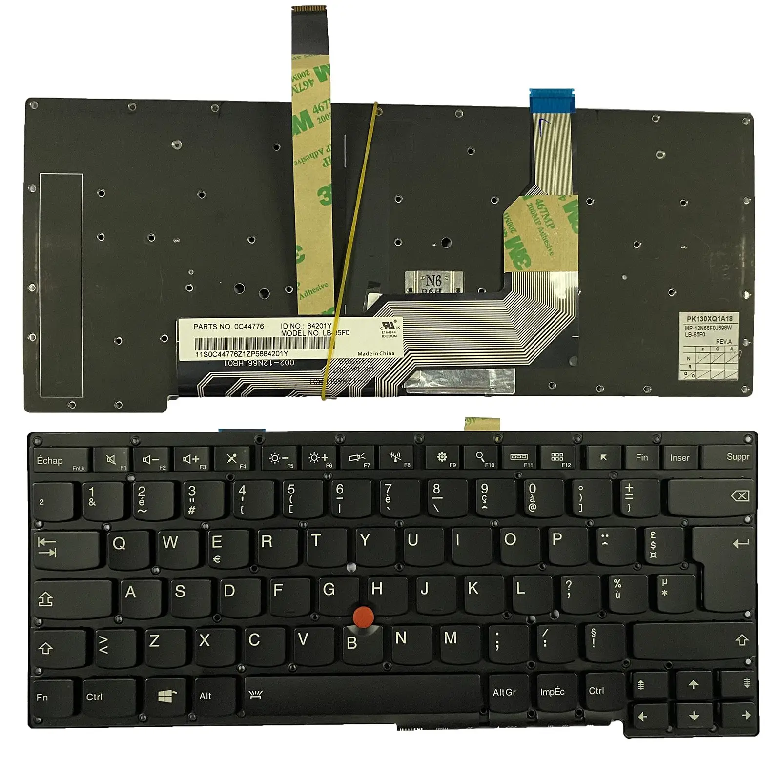 

New For Lenovo ThinkPad S3 S3-S431 S3-S440 Keyboard FR Black With Backlit