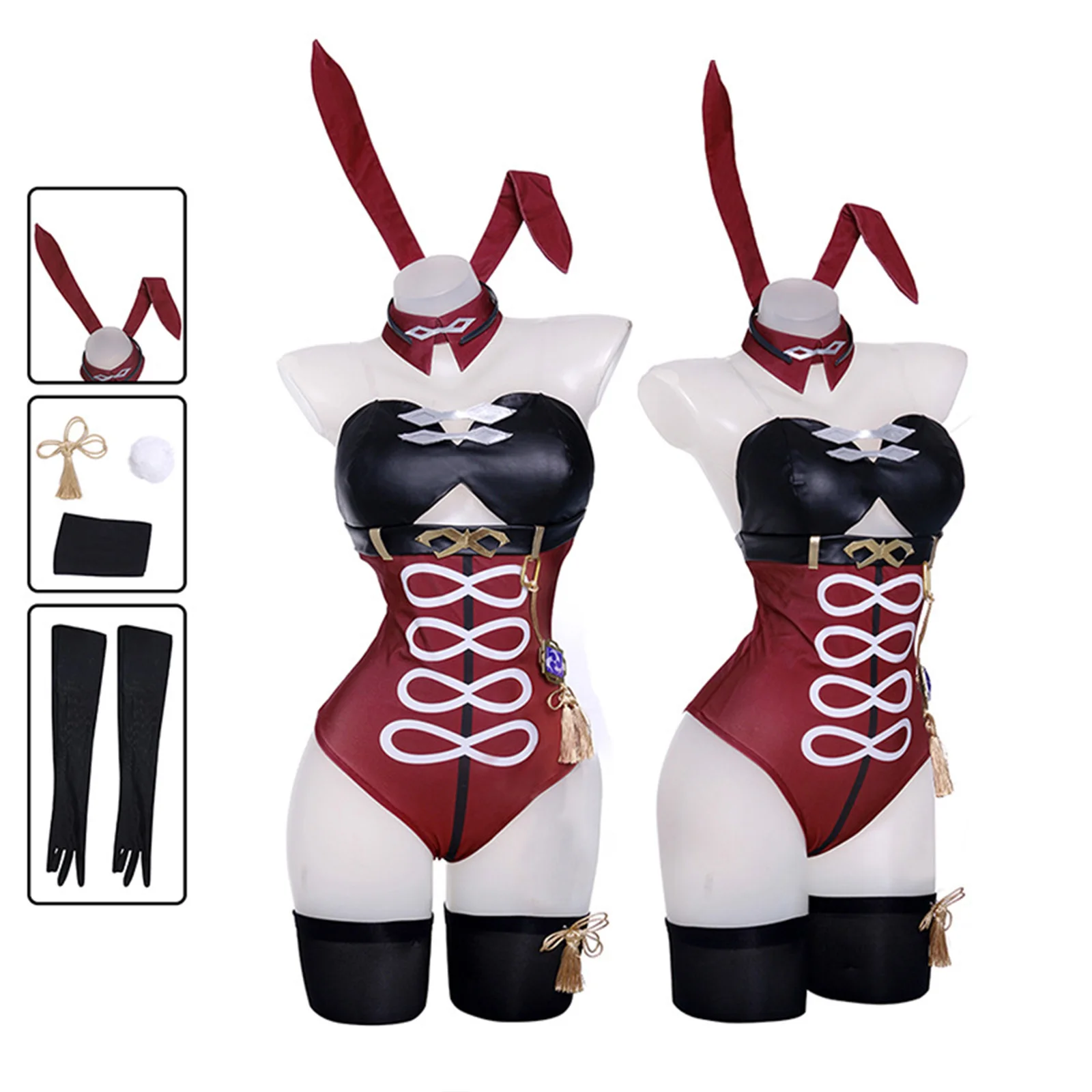 

Костюм для косплея Genshin Impact Beidou, костюм кролика, сексуальный женский комбинезон, оригинальный костюм для девушки, искусственное аниме