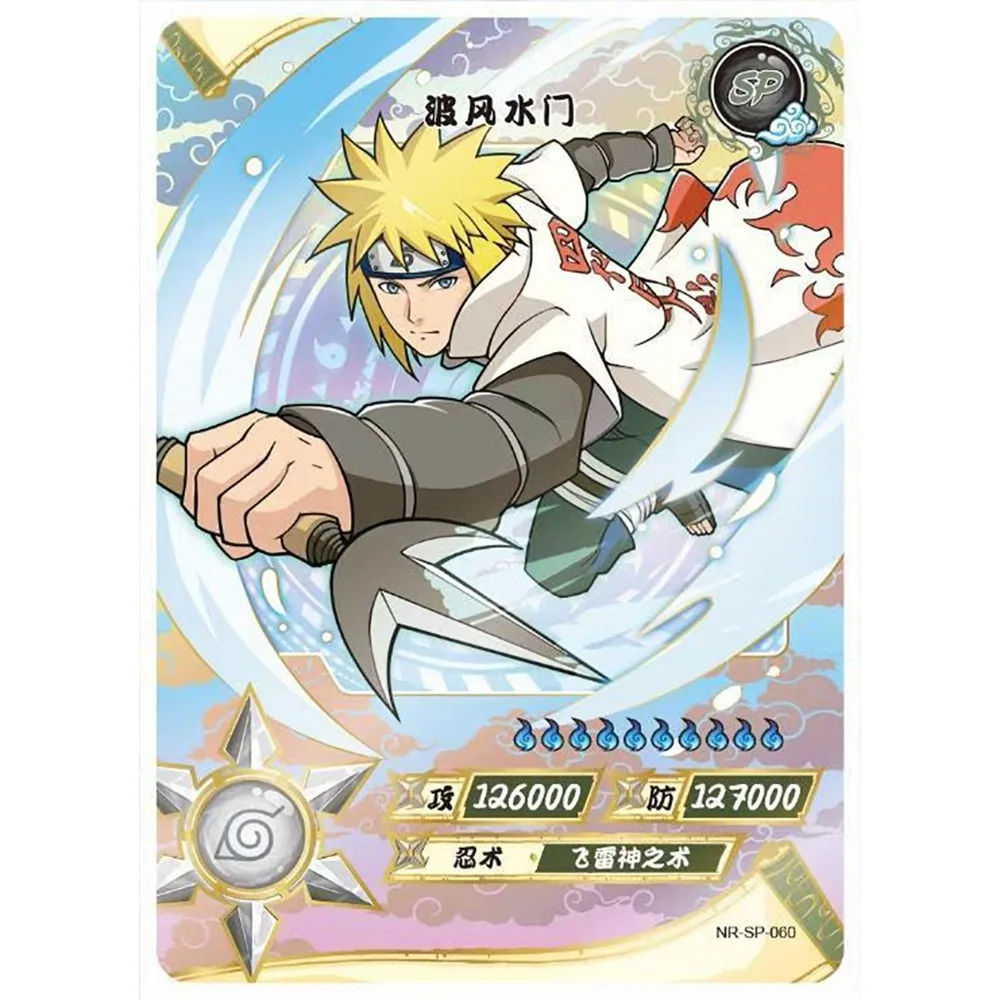 Оригинальная карта Kayou NARUTO для детей Uchiha Sasuke Haruno Sakura Изысканная Ослепительная